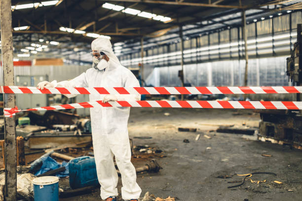 Professional Unattended Death Cleanup technician working in Montpelier, IN